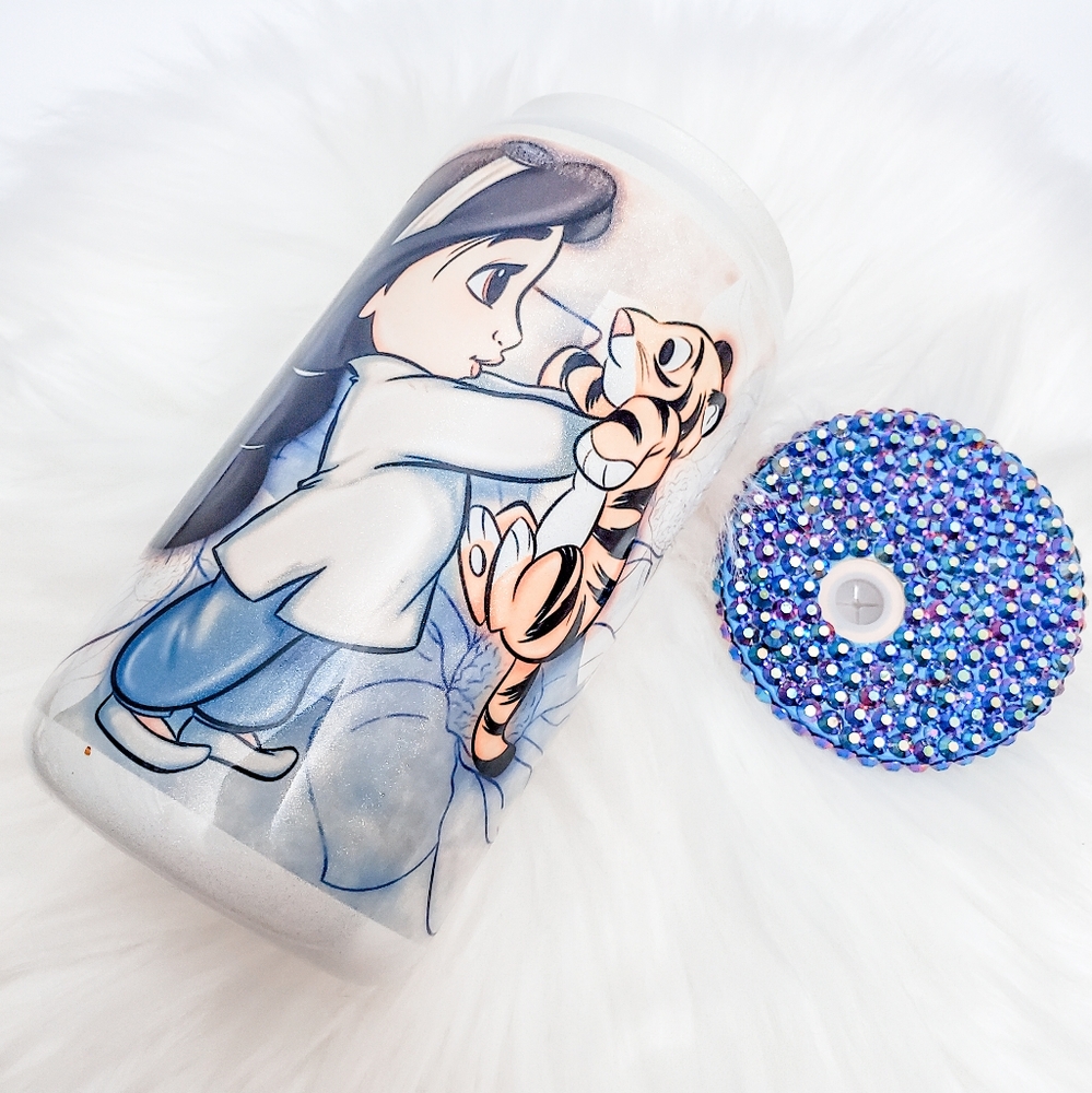 Arabian Princess Glass Can Cup